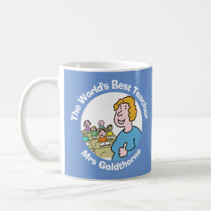 Lehrergeschenk. Weltbeste weibliche Lehrerin Kaffeetasse