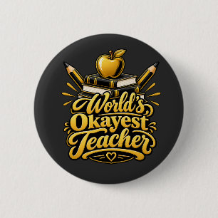 Lehrergeschenk zum Inspirieren und Wiederholen Lus Button