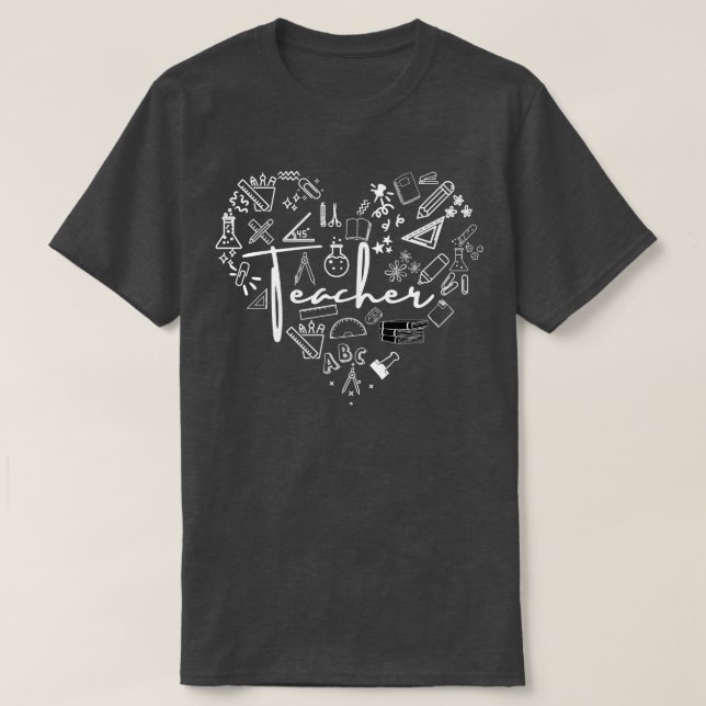 Lehrerherz 2 T-Shirt (Design vorne)