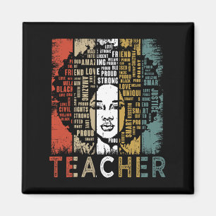 Lehrerin Afro American Women Black History Magnet