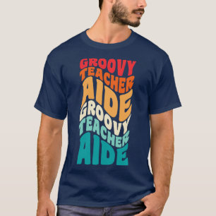 Lehrerin Aide Vintag Retro 60er 70er 80er Vibes T-Shirt