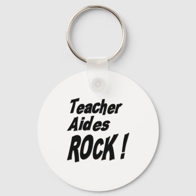 Lehrerin Aides Rock! Schlüsselanhänger (Vorderseite)