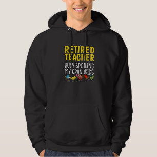 Lehrerin Altenpflege Großkinder Ermüdete Lehrerin Hoodie