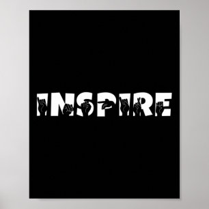 Lehrerin Amerikanische Gebärdensprache Poster