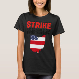 Lehrerin an der Columbus School Flag School Lehrer T-Shirt