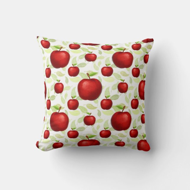 Lehrerin Apple Tree Patterns Preschool Art Teacher Kissen (Vorderseite)