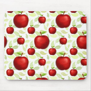 Lehrerin Apple Tree Patterns Preschool Art Teacher Mousepad