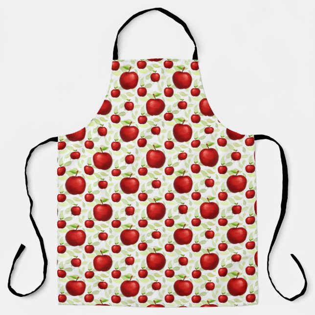 Lehrerin Apple Tree Patterns Preschool Art Teacher Schürze (Vorderseite)