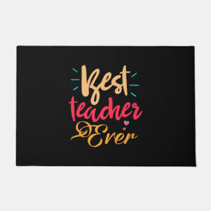 Lehrerin Art Beste Lehrerin je Fußmatte