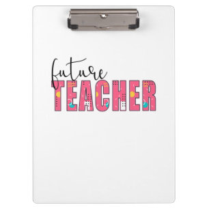 Lehrerin Art Future Lehrerin Klemmbrett