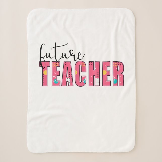 Lehrerin Art Future Lehrerin Sherpadecke (Vorderseite)