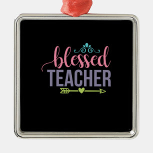 Lehrerin Art gesegnete Lehrerin Ornament Aus Metall