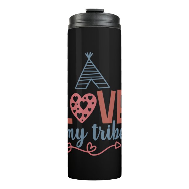 Lehrerin Art Liebe Thermosbecher (Vorderseite)