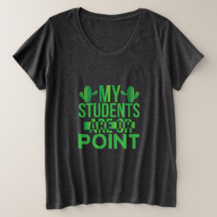 Lehrerin Art meine Schüler sind auf dem richtigen Große Größe T-Shirt