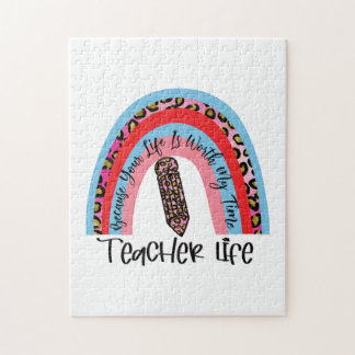 Lehrerin Art my Time Teacher Life Puzzle