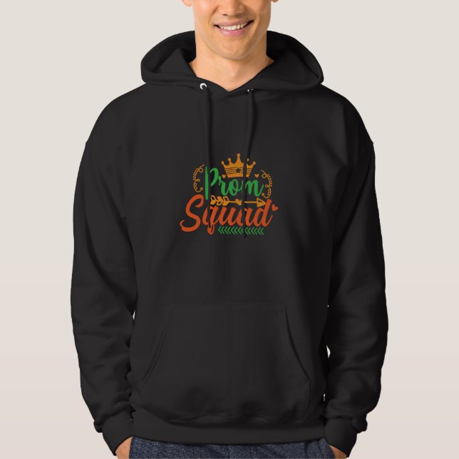Lehrerin Art Prom Squad Hoodie (Vorderseite)