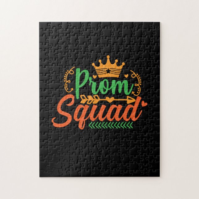 Lehrerin Art Prom Squad Puzzle (Vertikal)