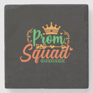 Lehrerin Art Prom Squad Steinuntersetzer