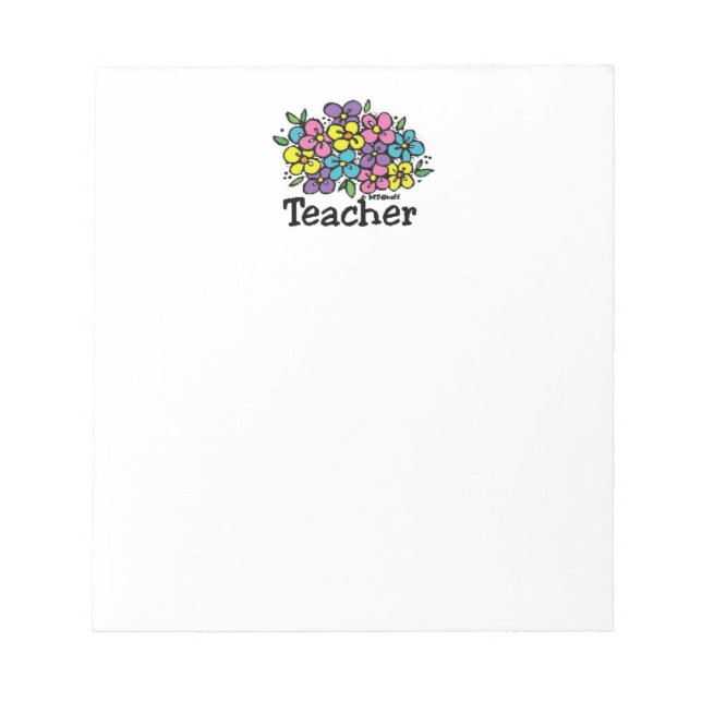 Lehrerin Blooms Notizblock (Vorderseite)