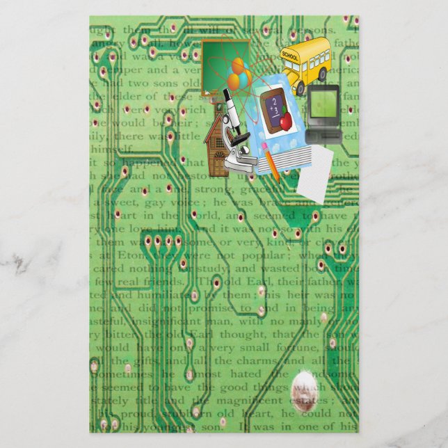 Lehrerin Briefpapier (Vorderseite)