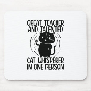 Lehrerin Cat Lover Katzen Haustiere Kittenspende Mousepad