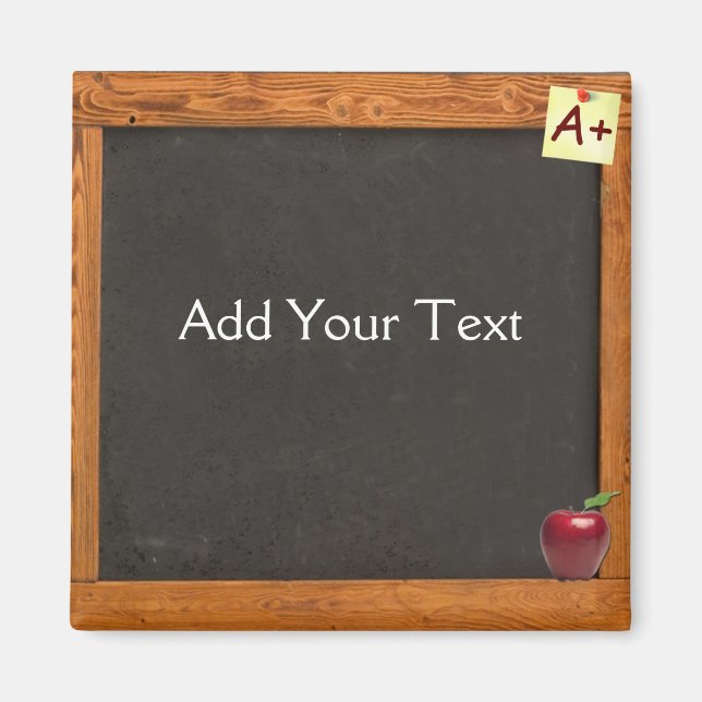 Lehrerin Chalkboard Magnet (Vorne)