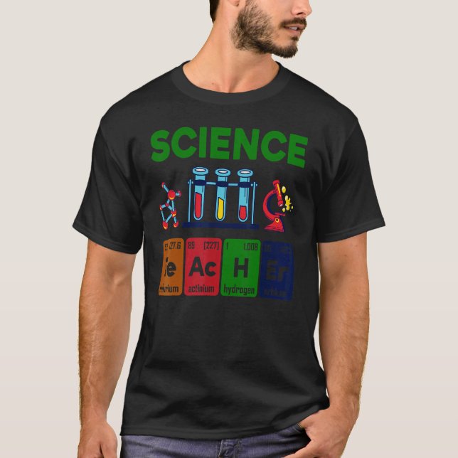 Lehrerin Chemist Physikerin Vintag T-Shirt (Vorderseite)