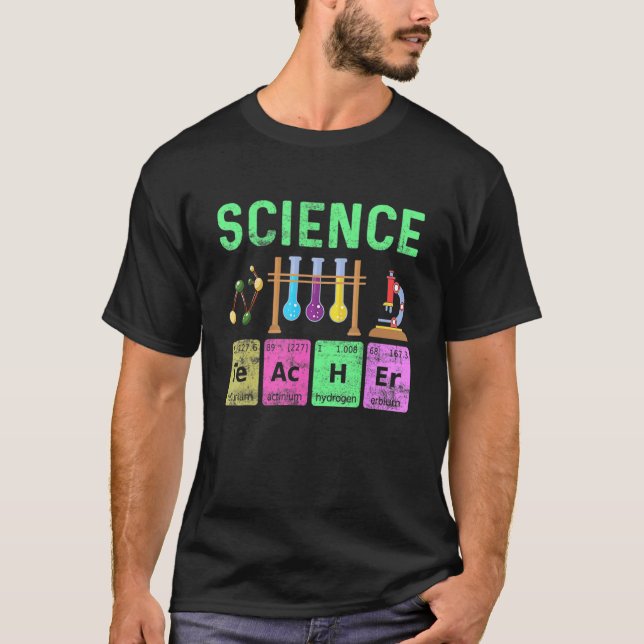 Lehrerin Chemist Physikerin Vintag T-Shirt (Vorderseite)