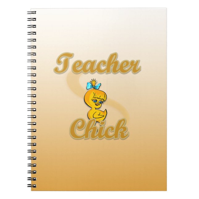 Lehrerin Chick Notizblock (Vorderseite)