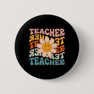 Lehrerin Daisy Colorful - Grundschullehrerin Button