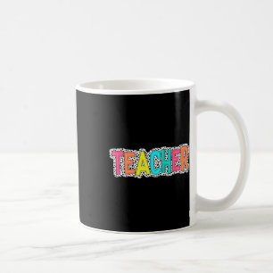Lehrerin Dalmatiner Punkte Inspirierender Rückkehr Kaffeetasse