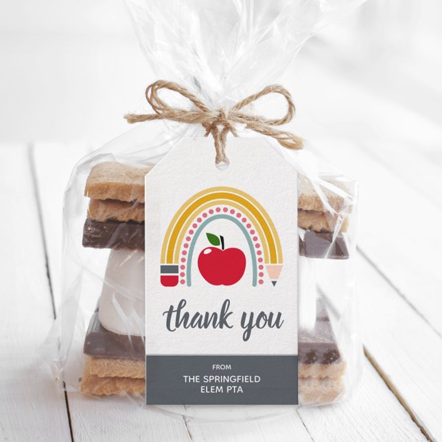 Lehrerin danke geschenkanhänger (Personalized teacher thank you gift tag)