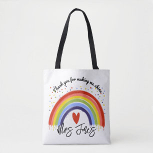 Lehrerin danke Ihnen, dass Sie mich in den Regenbo
