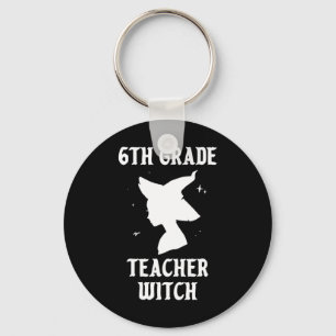 Lehrerin der 6. Klasse Witz Witziger Halloween Kos Schlüsselanhänger