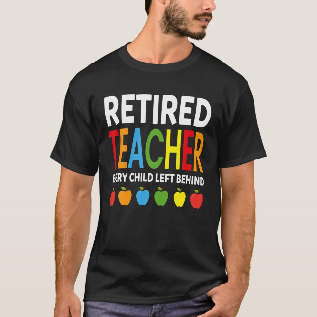 Lehrerin, die alle Kinder Links, hinter dem Funny  T-Shirt (Vorderseite)
