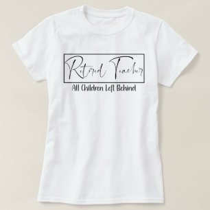 Lehrerin, die alle Kinder Links, hinter der Sonne T-Shirt