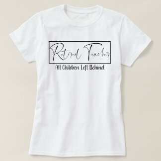 Lehrerin, die alle Kinder Links, hinter der Sonne T-Shirt