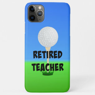 Lehrerin, die den Golfball im T-Shirt trainiert Case-Mate iPhone Hülle