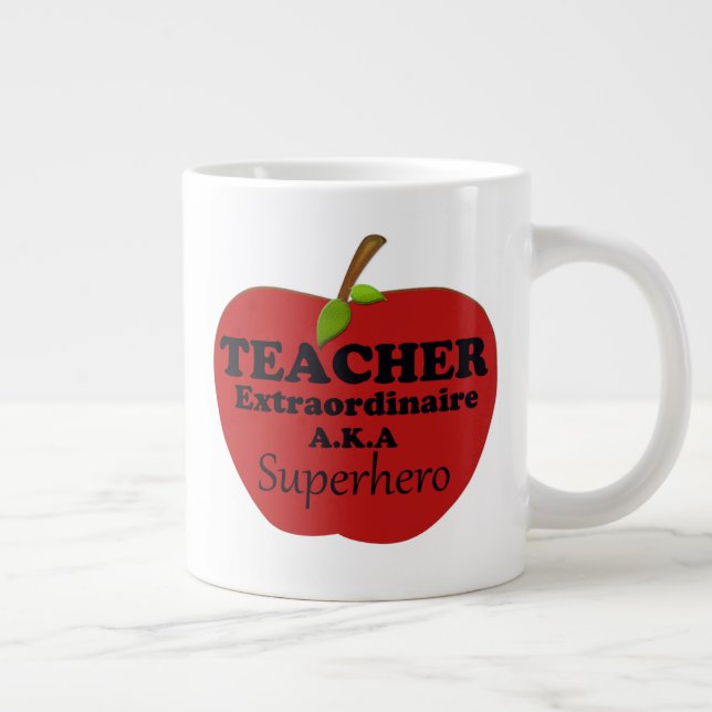 Lehrerin Extraordinator Jumbo-Tasse (Rechts)