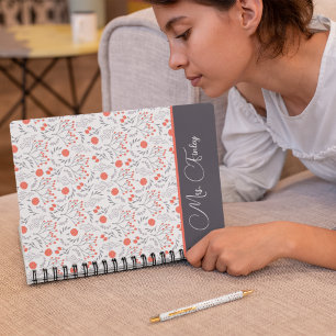 Lehrerin Floral Planner Planer