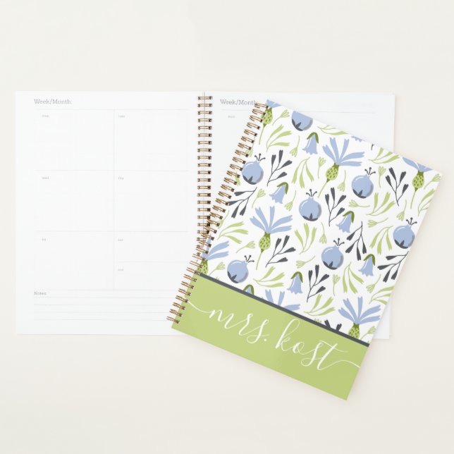 Lehrerin Floral Planner Planer (Anzeige)