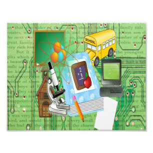 Lehrerin Fotodruck