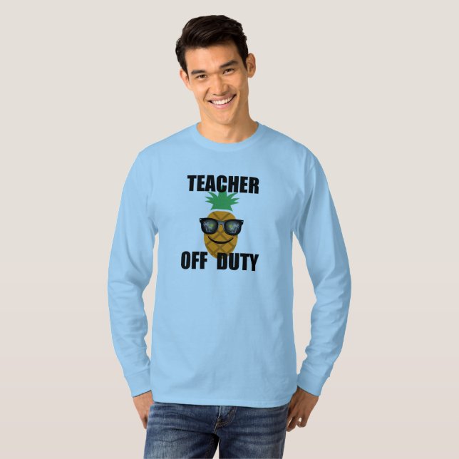 Lehrerin für Dienstdesign - Basic Long Sleeve T-Sh T-Shirt (Vorne ganz)