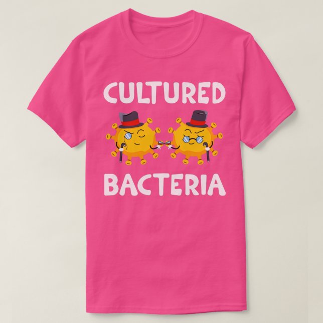 Lehrerin für Mikrobiologie und Biologie T-Shirt (Design vorne)