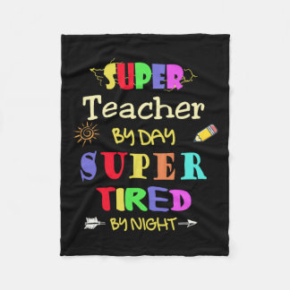 Lehrerin für Tag durch Nachtschwärmerin übermüdet Fleecedecke