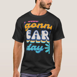 Lehrerin Groovy Retro Erster Tag der Schule Y'all  T-Shirt