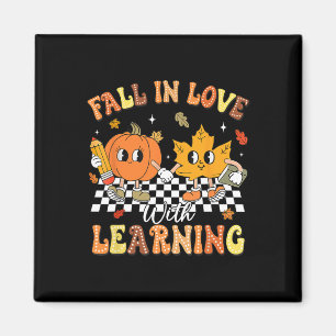 Lehrerin Halloween Fall in der Liebe mit Lernen Da Magnet
