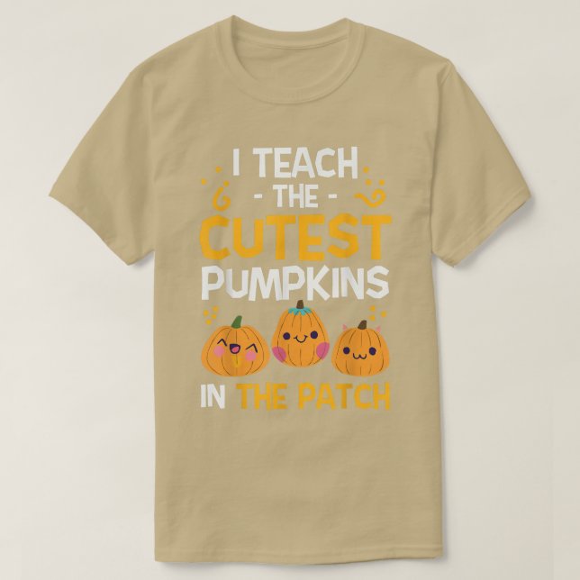 Lehrerin Halloween Lehrerin Kindergarten Niedliche T-Shirt (Design vorne)
