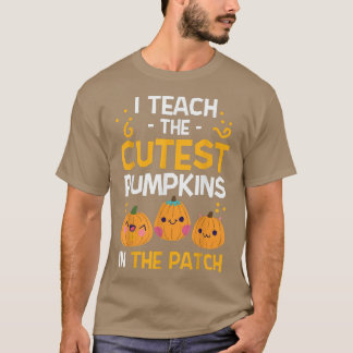 Lehrerin Halloween Lehrerin Kindergarten Niedliche T-Shirt