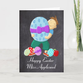 Lehrerin - Happy Oaster Card Feiertagskarte